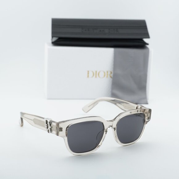 Dior OBLIQUE S1F 78A0 Square Sunglasses - Khaki/Grey main image 5